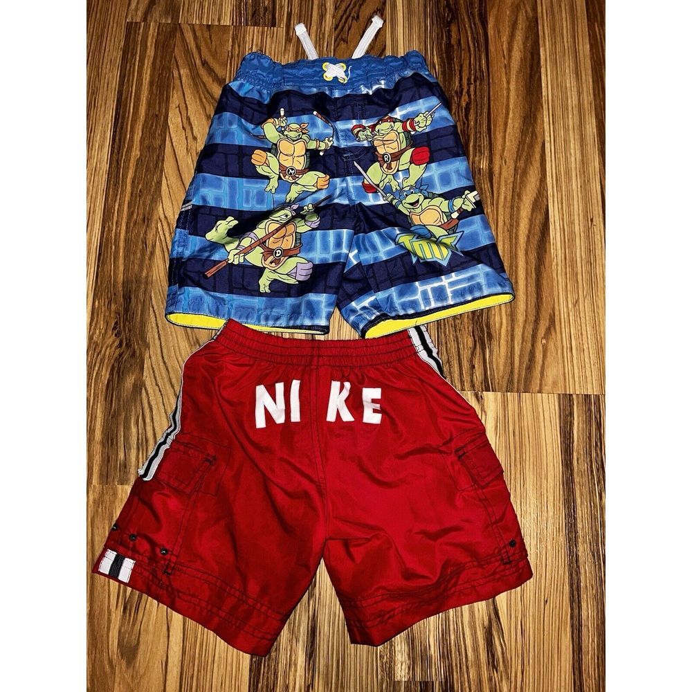 Teenage Mutant Ninja Turtles Nike Y2K Swim Trunks 3T‎ Boys